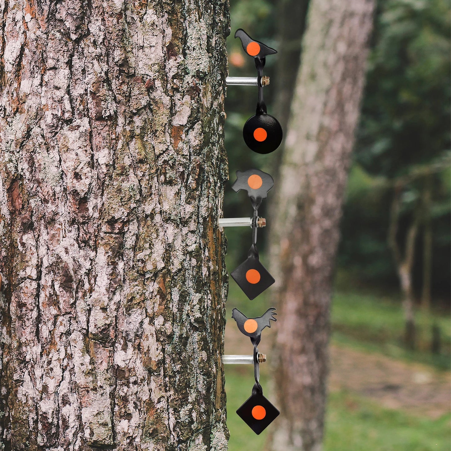 Spinner Pellet Gun Targets 4 Animals Pattern Available for