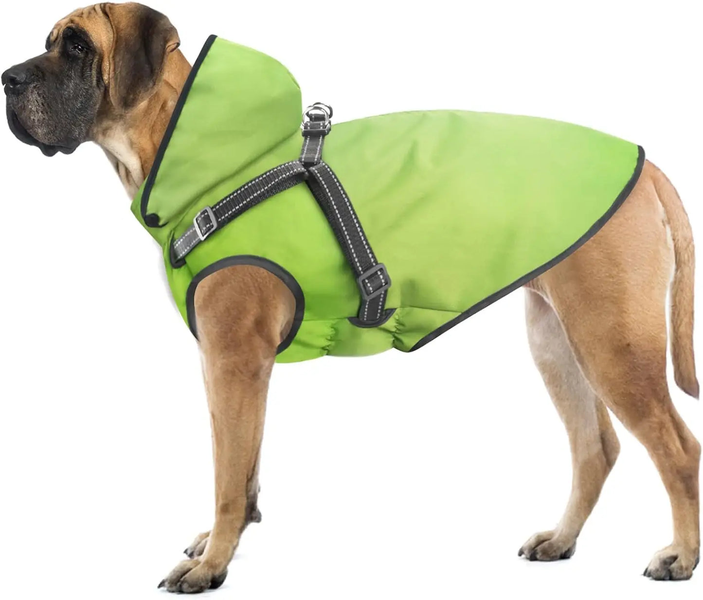 Dog Raincoat Waterproof Dog Hoodie Reflective