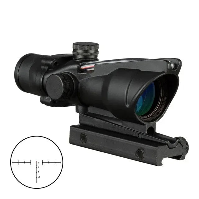 4X32 Hunting Riflescope Real Fiber Optics