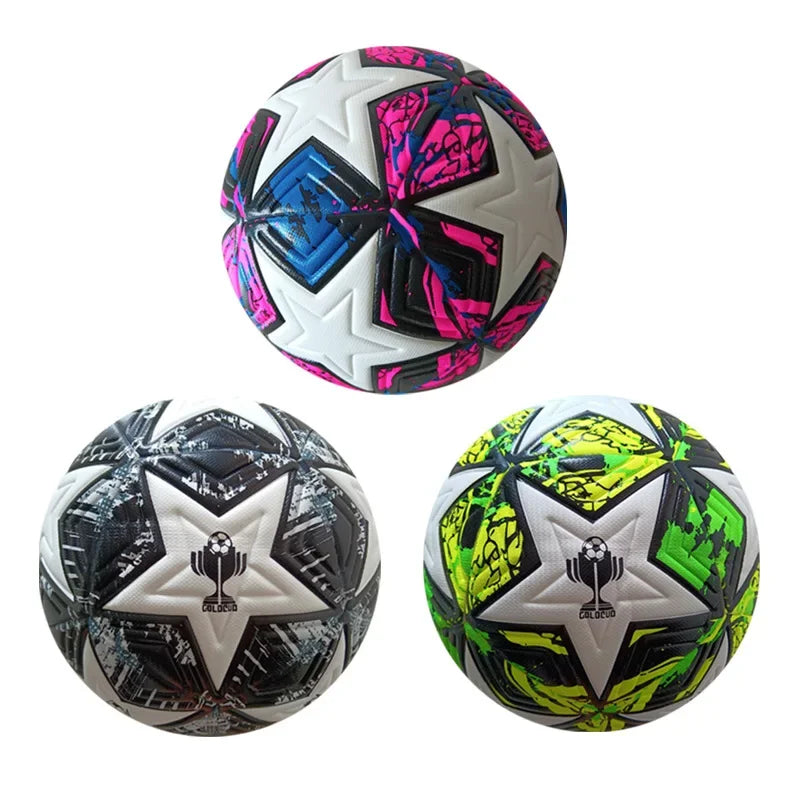 Size 5 Soccer Ball Leather Seamless ball