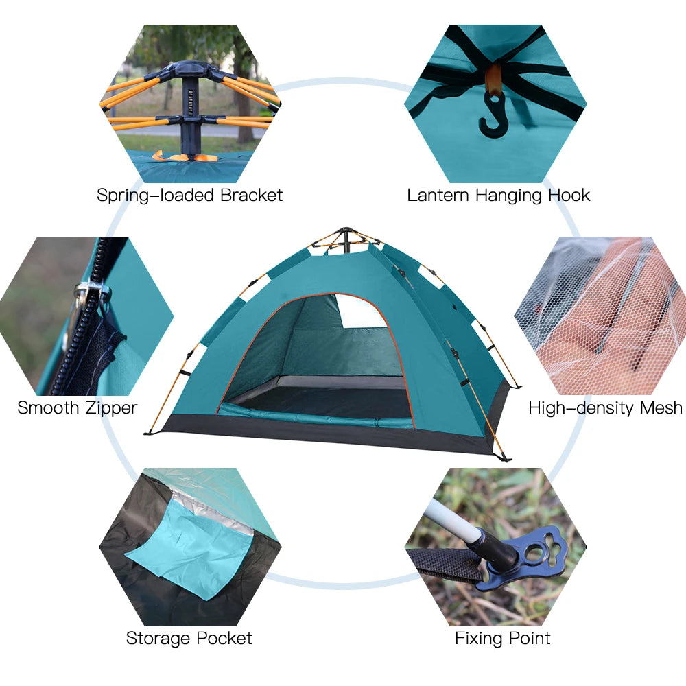 Pop Up Tent Water-resistant Portable