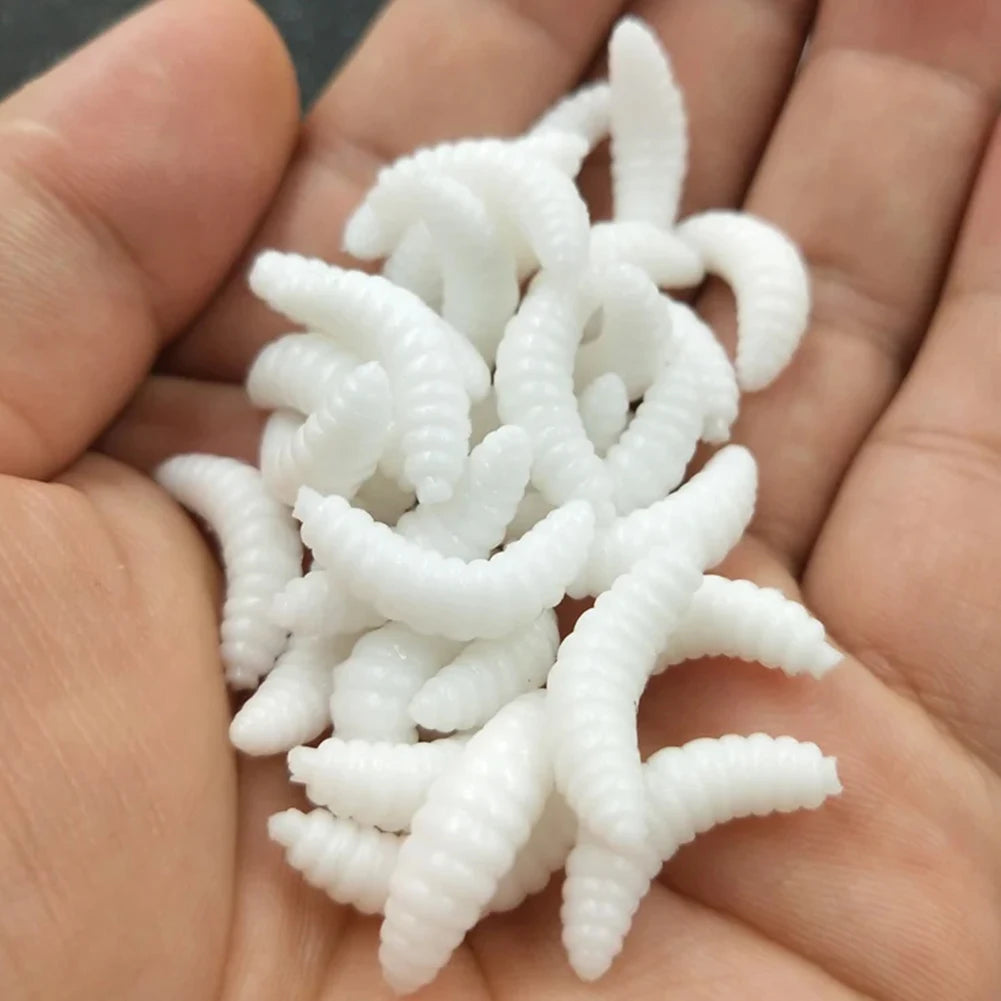Artificial Bread Worm Baits Smell Worms Fishing Lures