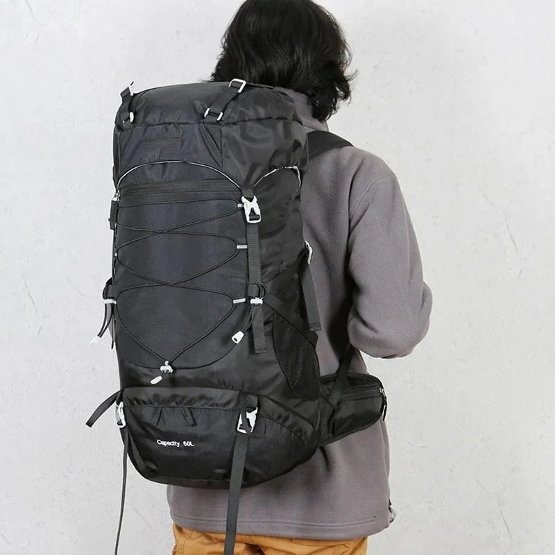 50L Travel Backpack Tactical Hiking Traveling Camping Rucksack