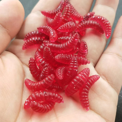 Artificial Bread Worm Baits Smell Worms Fishing Lures