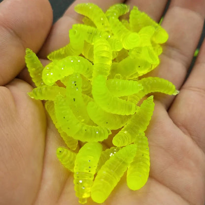 Artificial Bread Worm Baits Smell Worms Fishing Lures