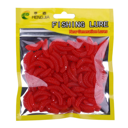 Artificial Bread Worm Baits Smell Worms Fishing Lures