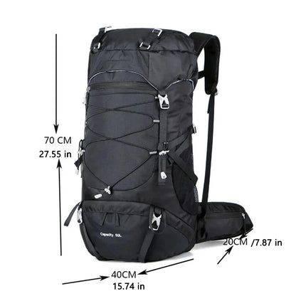 50L Travel Backpack Tactical Hiking Traveling Camping  Rucksack